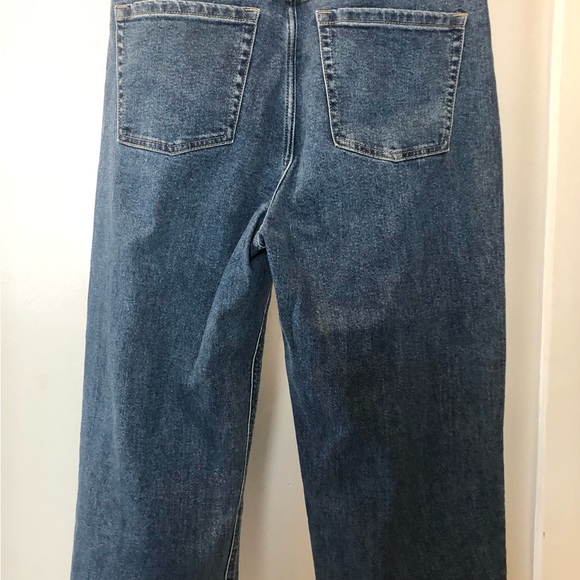 Wild Fable, Target, High Rise Straight Jeans, 10, cropped, unfinished hem - Picture 3 of 5